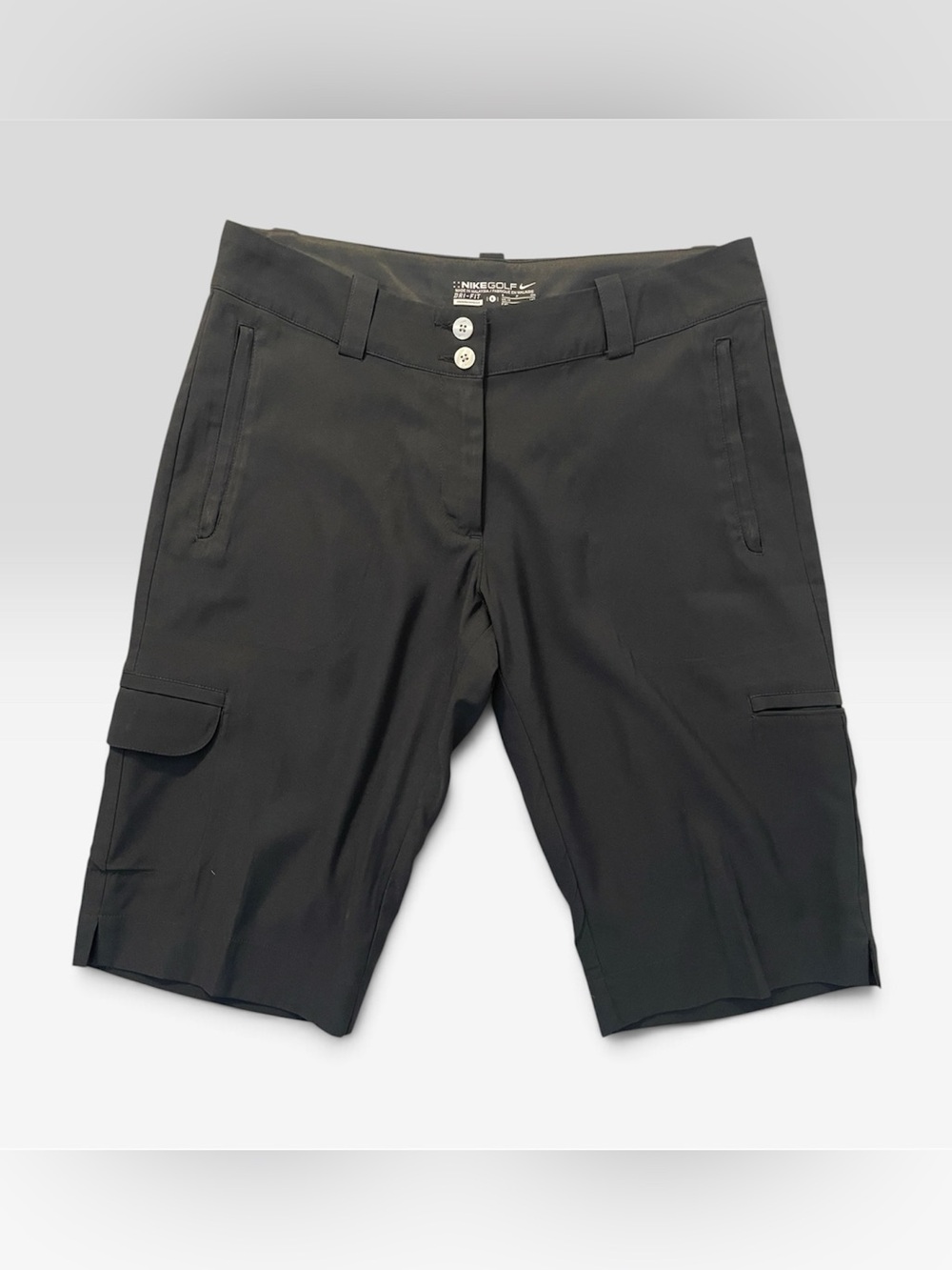 Nike Golf Dri-FIT Cargo Bermuda Shorts Black Size 6
